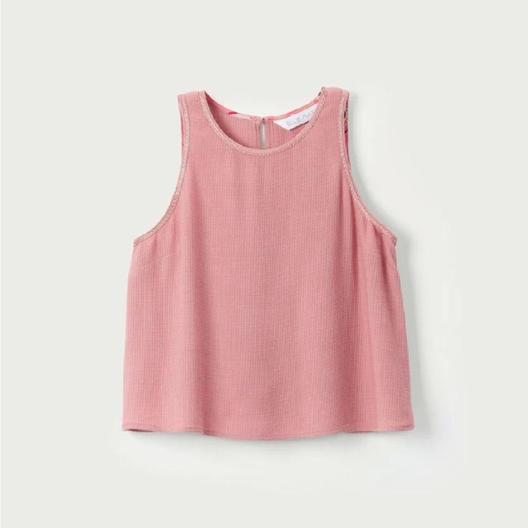 ELLIE MAE Katie Tank Rosette sz small (part of a set, shorts also in my closet) - Picture 1 of 13